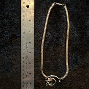 Handmade Emerald necklace